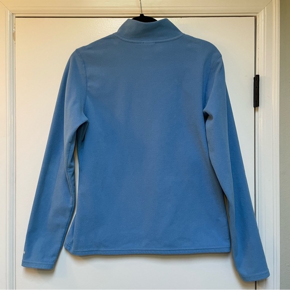 The North Face TKA 100 Glacier Fleece Light Blue 1/4 Zip Fleece Pullover Medium - Picture 5 of 7